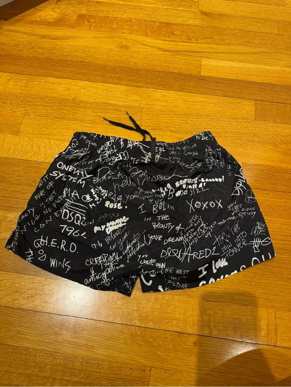 4 pairs of swim shorts Kids Graphic and Solid swim Shorts Pack - size 12